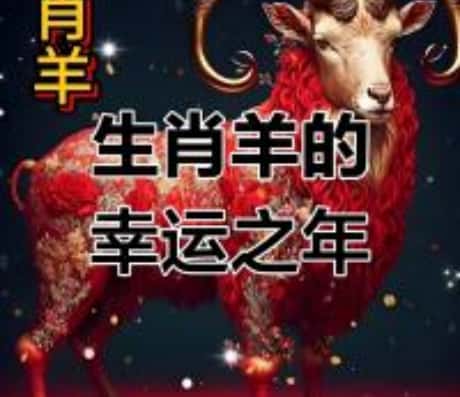 “财神常伴，财运亨通”——67年属羊人的吉祥头像图片