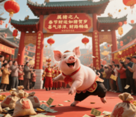 属猪的富贵八字命运