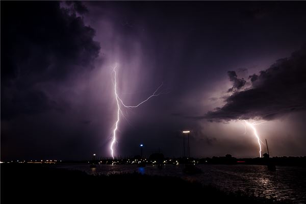 梦见下雨打雷闪电很大