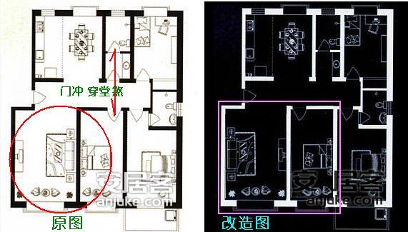 主卧对厕门风水化解